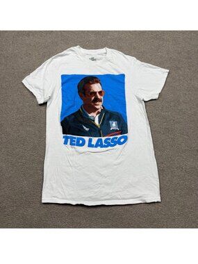 Ted Lasso Womens T Shirt Size S White Short Sleeve Crew Neck